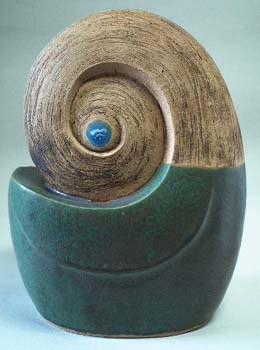 陶芸オブジェ一品作・深い眠り