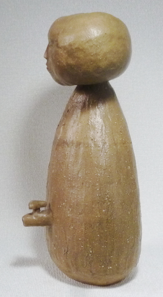 陶器オブジェ小便小僧の決断