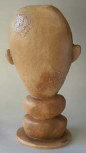 陶器オブジェ頑固一徹