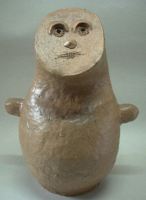 陶器オブジェ・天使の決意