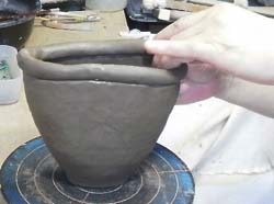 陶器オブジェ頑固一徹