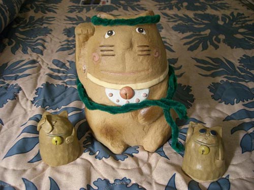 ハワイの招き猫のマー君