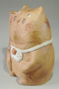 ユニーク過ぎる招き猫・一平君