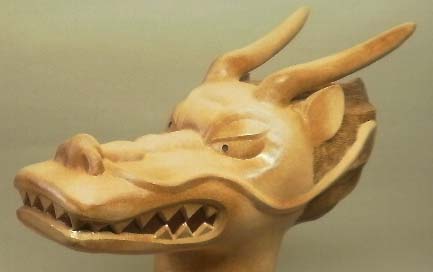 陶器の龍の置物・スーパードラゴン