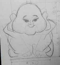 紐作りの福助人形