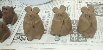 手びねりのねずみ