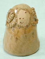 手びねりの陶人形・干支の羊