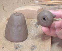 手びねり人形を作ります