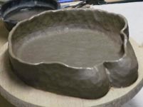 紐作りでウサギを制作