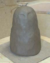 手びねりのお地蔵様の作り方