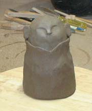 手びねりのお地蔵様の作り方