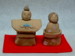 ｆｍ福岡・千香ちゃん制作の雛人形