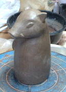 干支、猪（亥）人形を作ります。