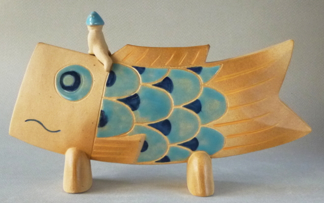 陶器の五月人形・鯉のぼり