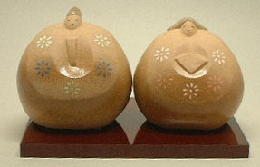 陶器の雛人形・珠雛人形