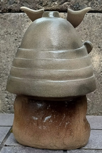 陶器人形、リトル将軍。a little SHOGUN