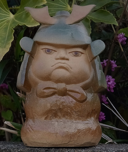 陶器人形、リトル将軍。a little SHOGUN