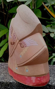 和の陶器の人形・風舞