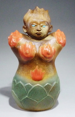 陶人形・阿修羅像