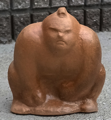 陶人形・相撲