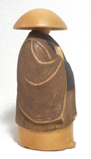 陶器の人形・雲水