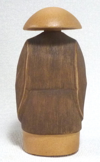 陶器の人形・雲水