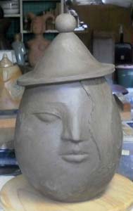 製作中の新作オブジェ・８－１の旅立ちと冒険