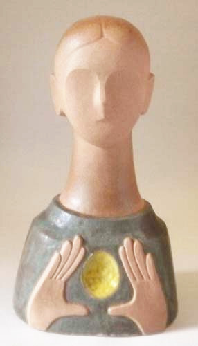 陶器の人形・檸檬（レモン）